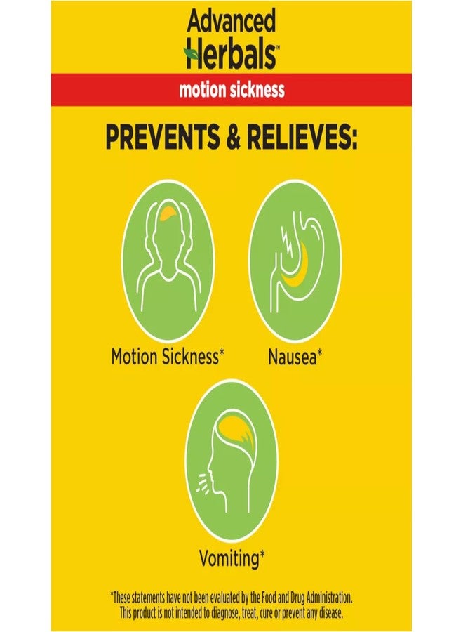 Dramamine Advanced Herbals Non-Drowsy Motion Sickness Relief Caplets, 18 Count (Pack of 3) - Image 5